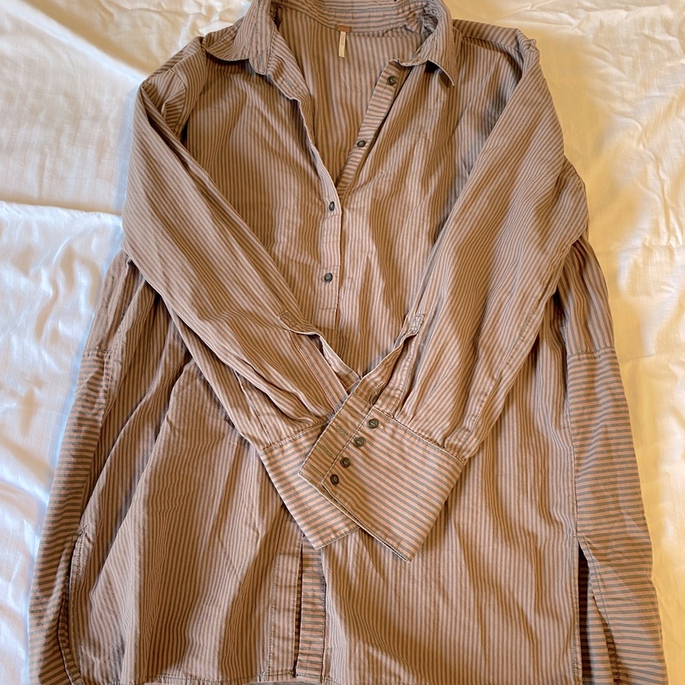 Free people button up top